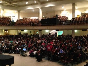 Audience during 2013 Keynote